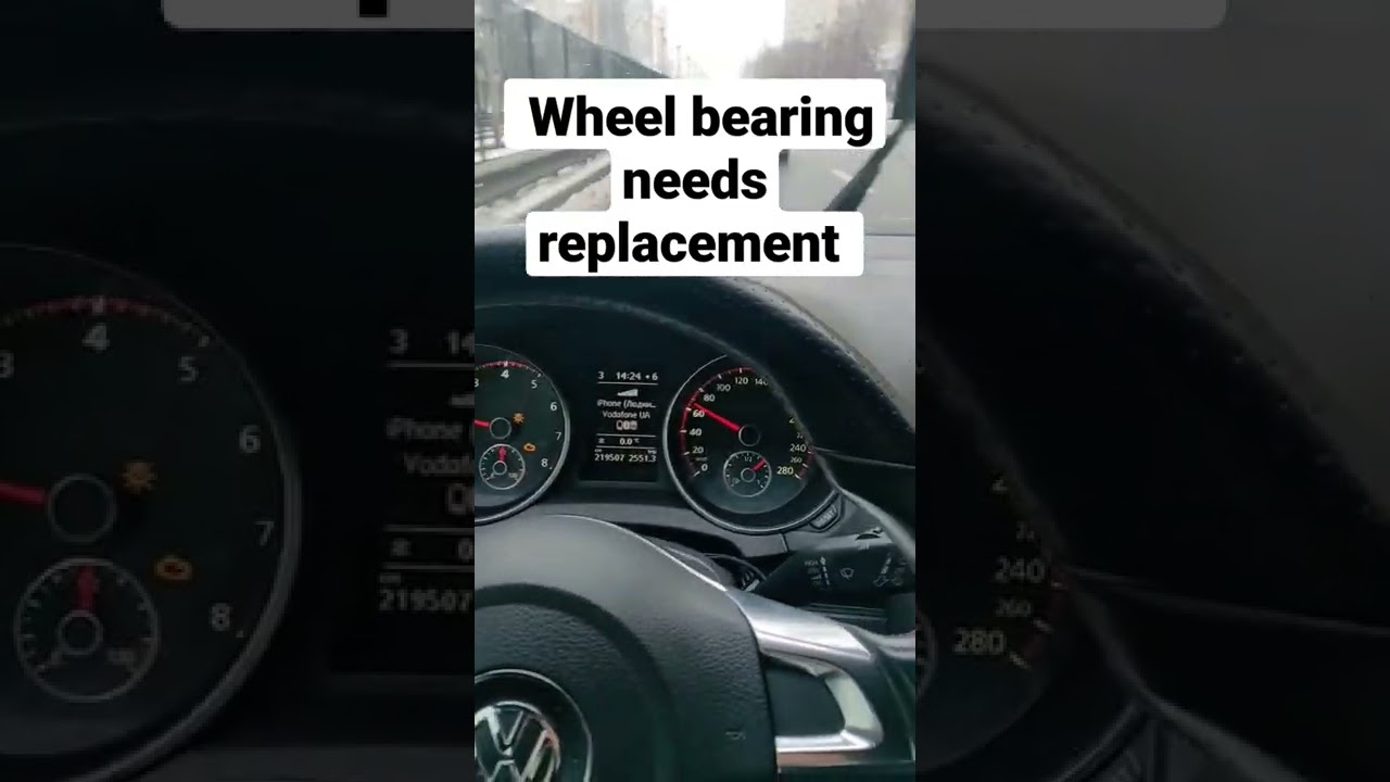 Horrible wheel bearing noise