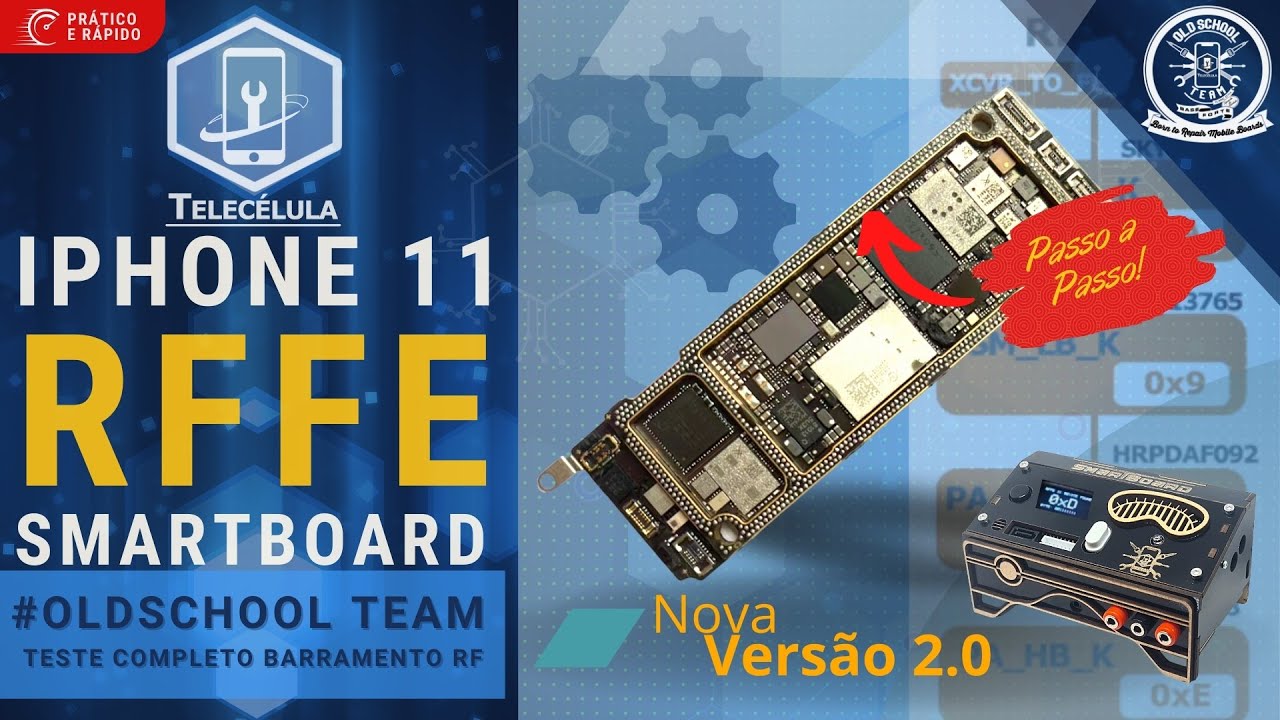 SMARTBOARD RFFE  APPLE IPHONE 11 PASSO A PASSO