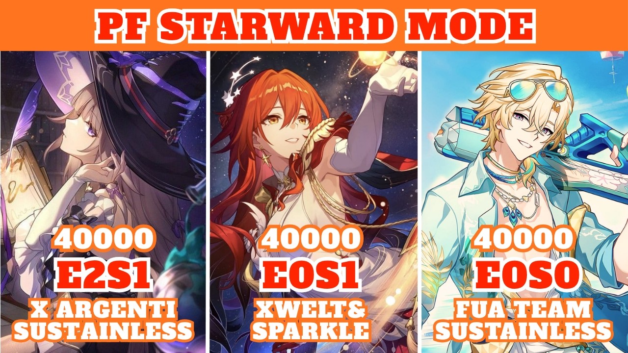 Pure Fiction Starward mode | The Herta , Himeko Nova , Aventurine Waveflair | HSR 4.5