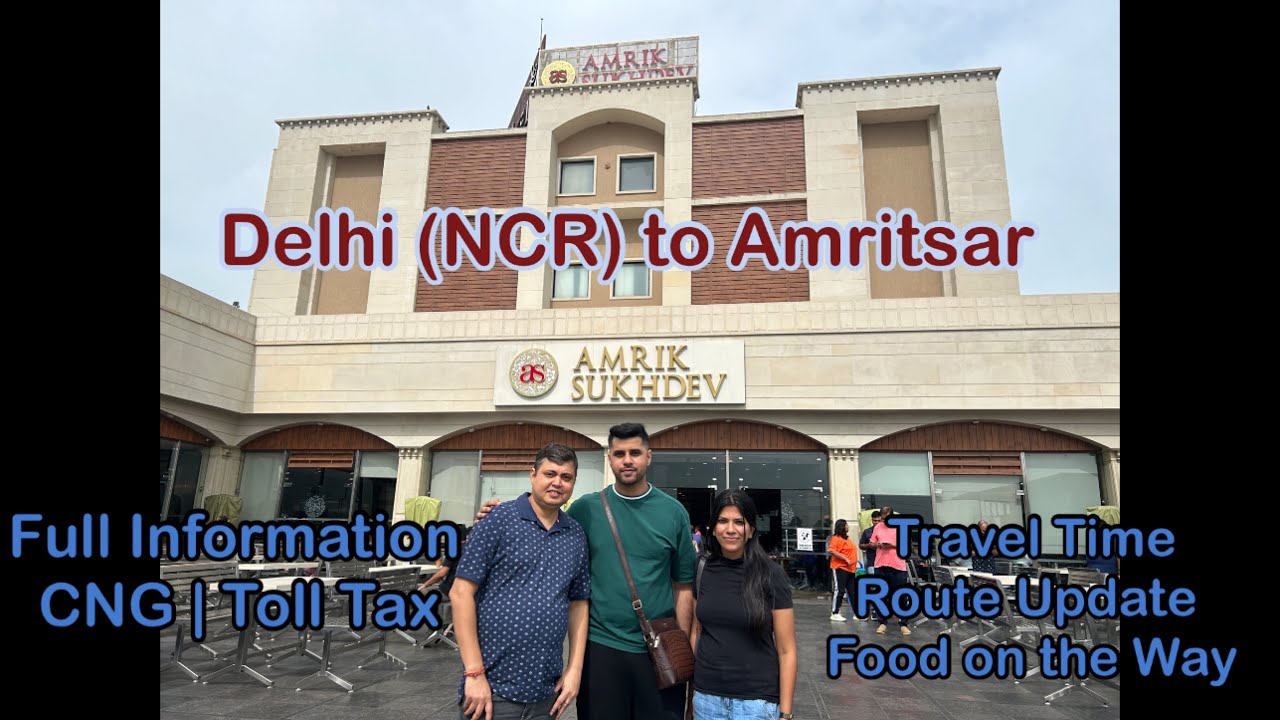 Delhi to Amritsar by road Car Wagon R CNG #kisaanandolan #nh44 #friendship #offroad #roadtrip #food