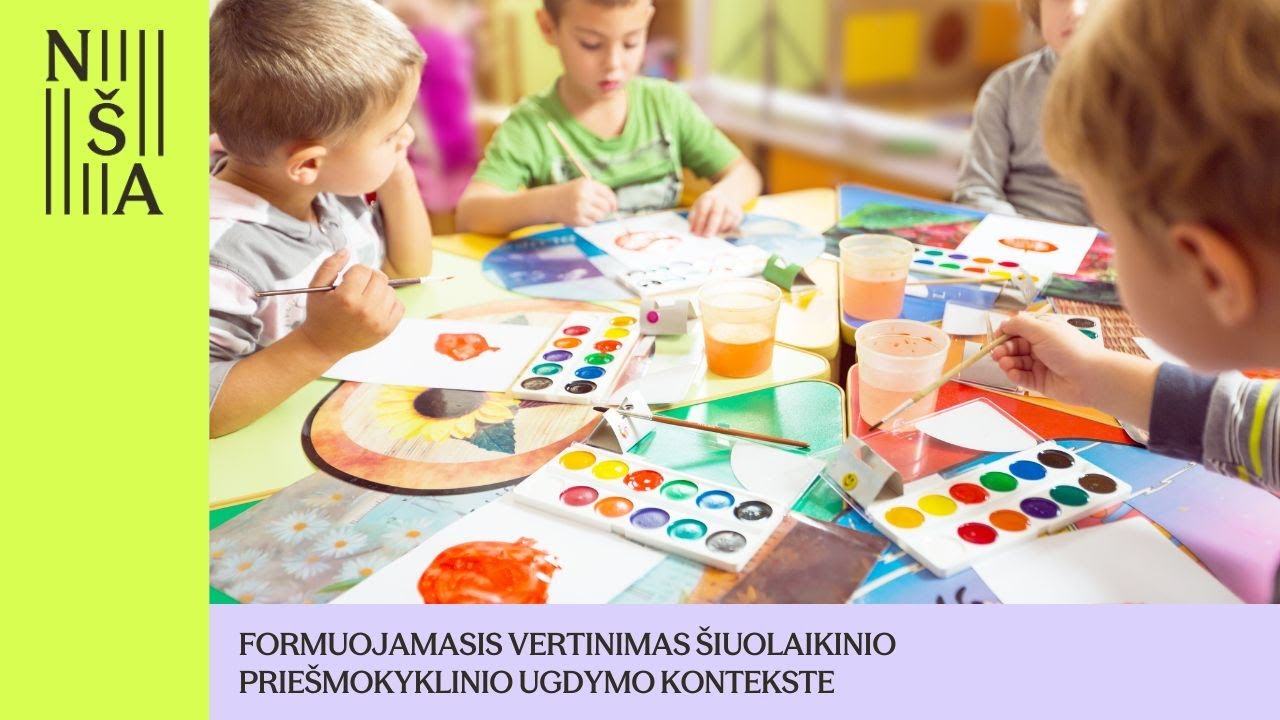 Formuojamasis vertinimas šiuolaikinio priešmokyklinio ugdymo kontekste