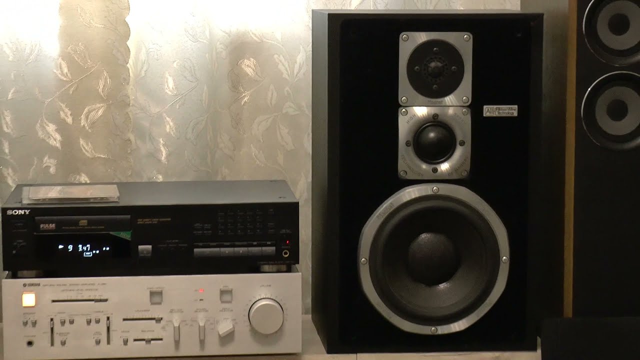 YAMAHA A-960, MAGNAT ALL Ribbon 7P - демонстрация работы.