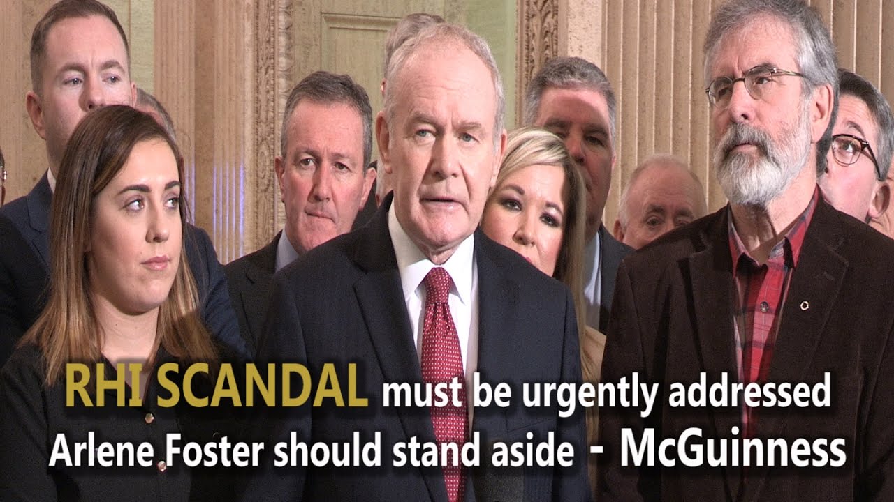 RHI SCANDAL - Arlene Foster should stand aside - McGuinness