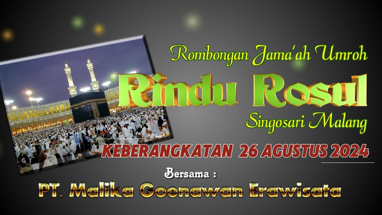 Keberangkatan 26 Agustus ( Miqot dan ibadah umroh )