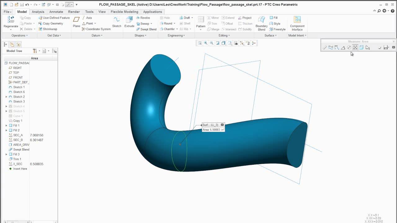 Controlling Area Propagation of an Arbitrary Flow Path - Part 2