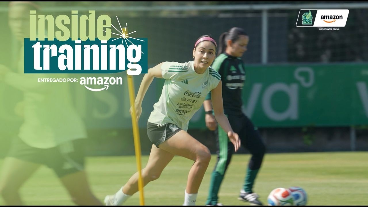 ¡Acceso TOTAL al entrenamiento del Tri Femenil! 🇲🇽🔥 Así se prepara México para Brasil @AmazonMex