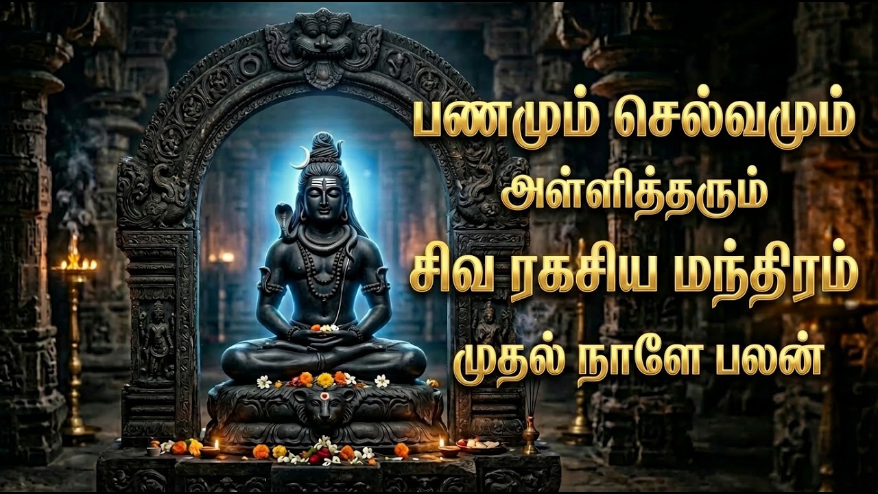 முதல் நாளே பலன் தரும் சிவ பண மந்திரம் | Powerful Shiva Wealth Mantra | Om Hili Hili Shivaya Namah