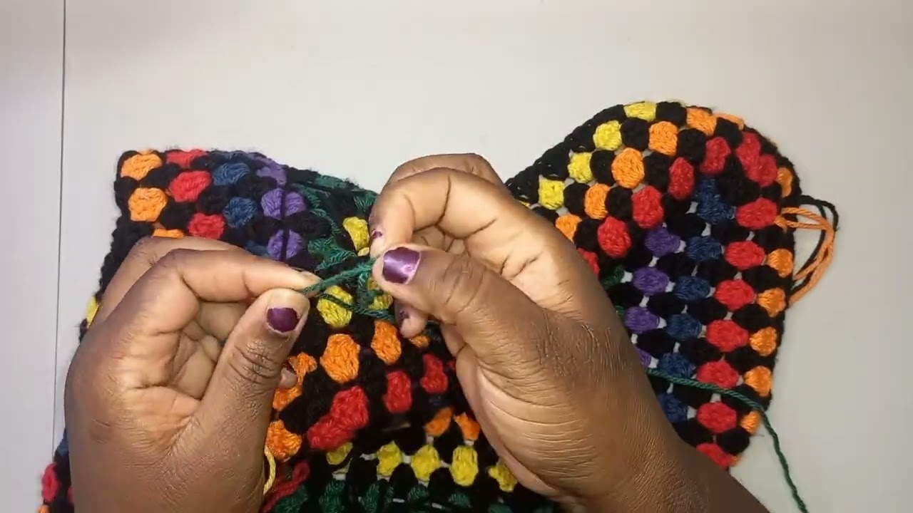 Watch Me Crochet a Rainbow Cardigan | Satisfying Time-Lapse