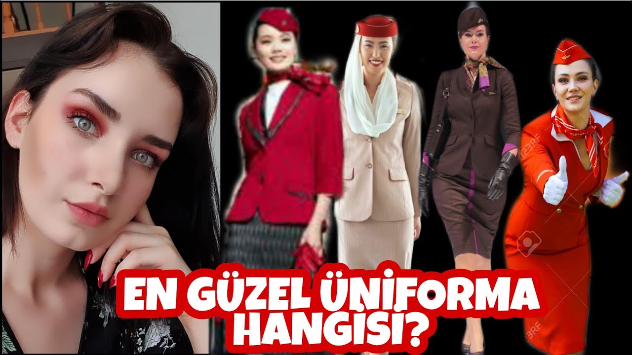 KABİN MEMURU ÜNİFORMALARINI DEĞERLENDİRDİM |En rahat ve en güzel üniforma hangisi? ♡