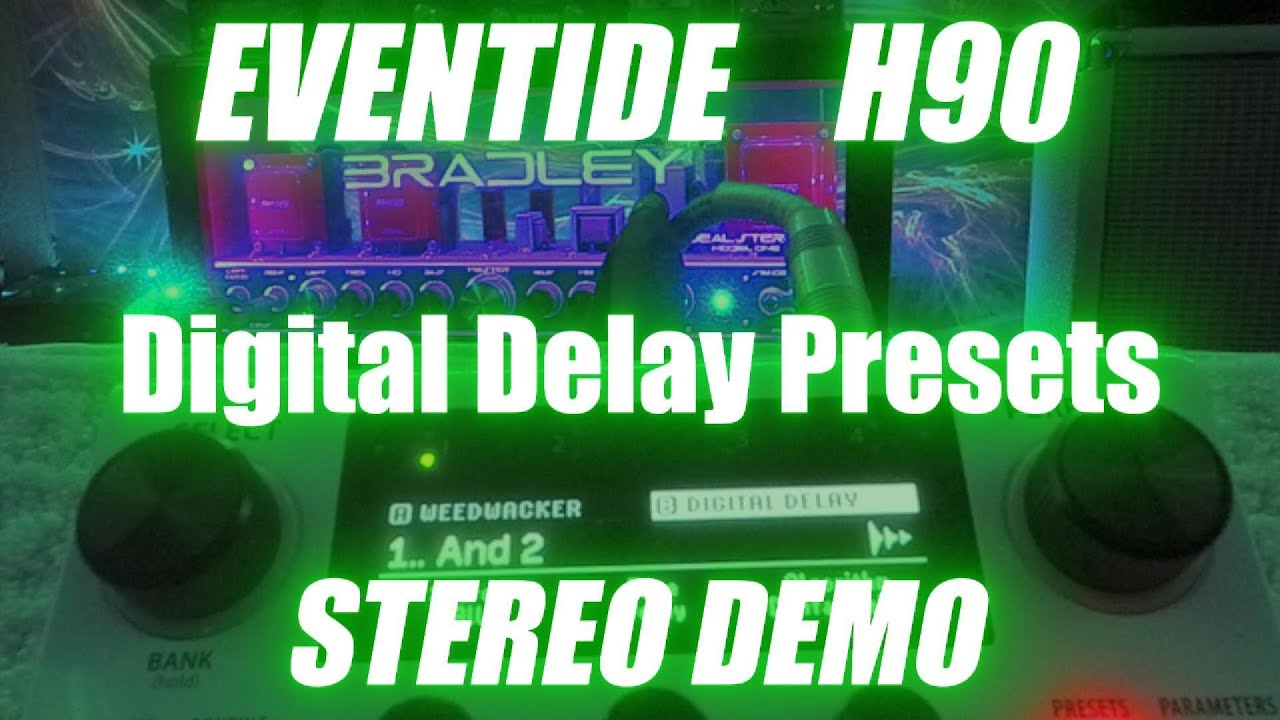 EVENTIDE  H90  Digital Delay Presets STEREO DEMO