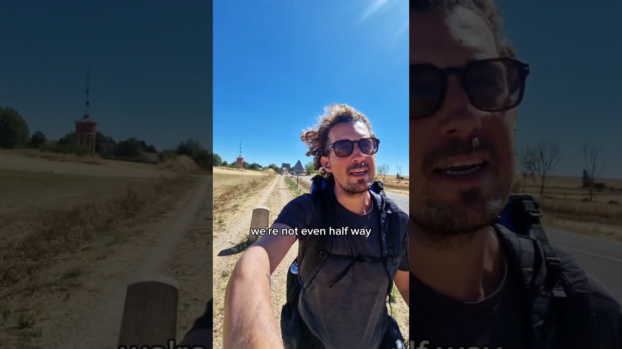 Долгая прогулка до Сантьяго-де-Компостела 🇪🇸 #camino #santiago #walking