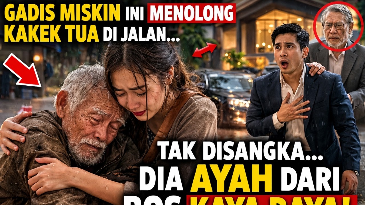 Gadis Miskin Menolong Kakek Tua di Jalan, Tak Disangka Dia Ayah Bos Kaya Raya