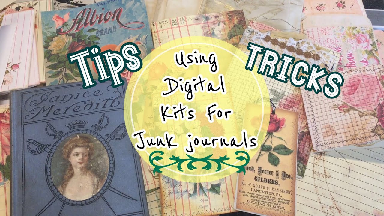 Using Digital Kits for Easy Junk Journals / Tips & Tricks | I'm A Cool Mom