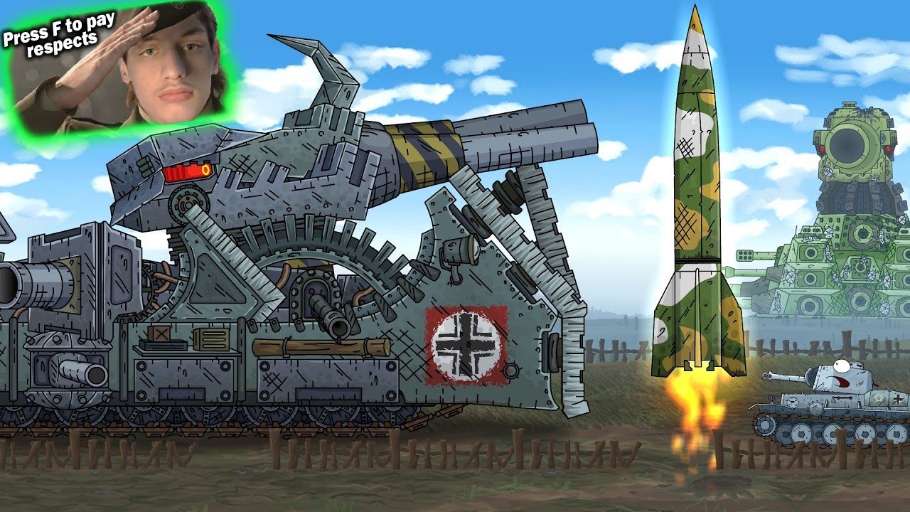 Ракетный Ратте выбрал Цель! Советский Карл-44 в опасности? - Реакция на Геранд - Мультики про Танки