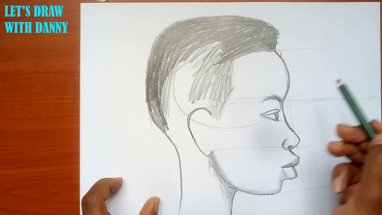 how to draw black man,   African face drawing,  how to draw black boy , How to Draw black American