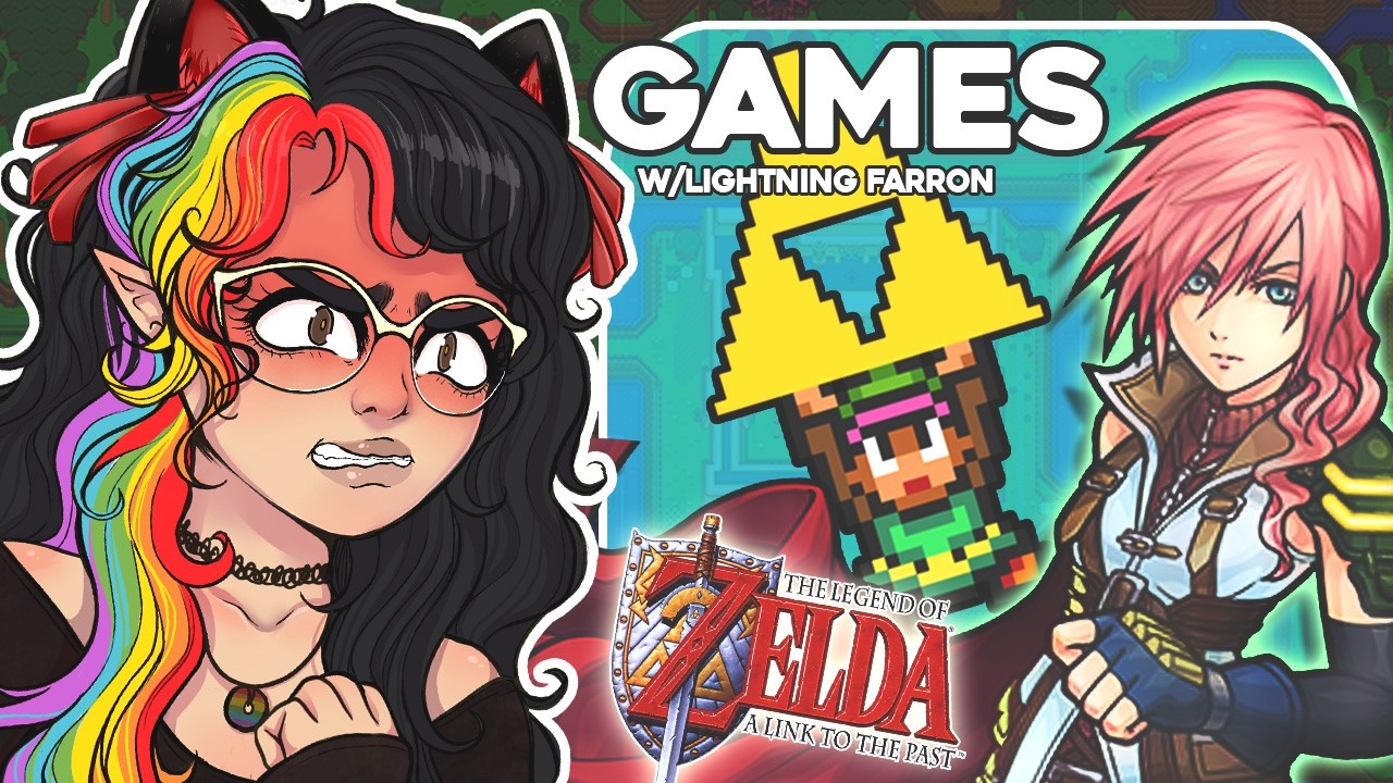 ZELDA: LINK TO THE PAST🔺 :  Take damage and Switch w/ @LightningFarron ♥  Finale