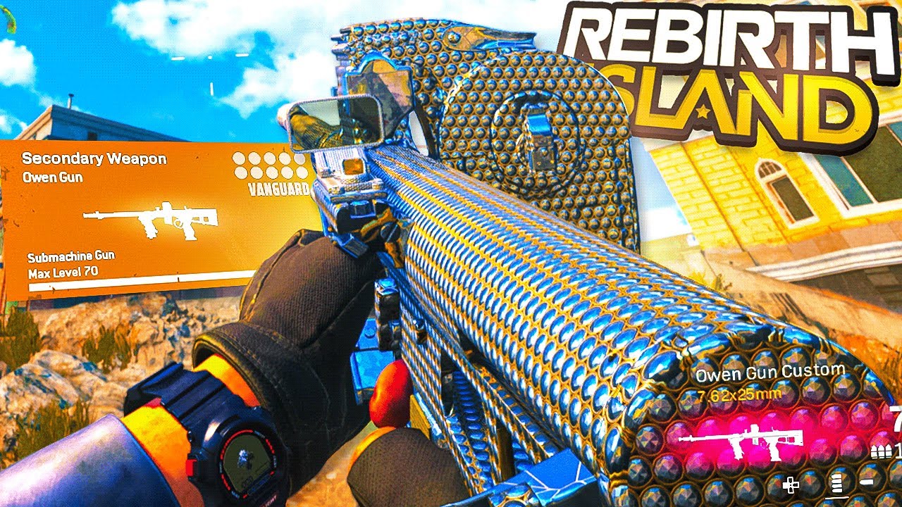 the OWEN GUN is NOW the BEST SMG on REBIRTH ISLAND! 🔥 (Vanguard Warzone)