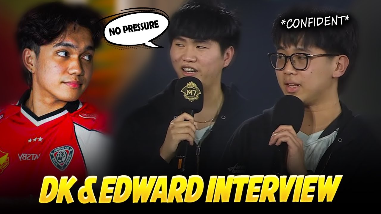 EDWARD and DEMONKITE Interview BEFORE FACING Selangor Red Giants in the Upper Bracket FINALS