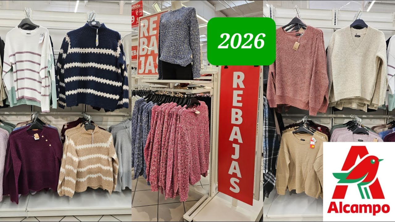 Alcampo REBAJAS 2026 Moda Tendencias Invierno Básicos de Armario Cápsula Ropa tallas grandes mujer