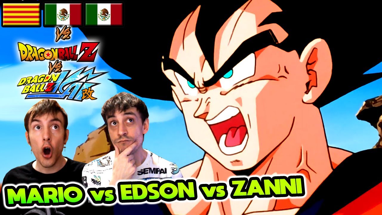 ESPAÑOLES REACCIONAN A DRAGON BALL LATINO 💥GOKU SE TRANSFORMA EN SSJ VS ANDROIDES💥 DBZ VS DBZ KAI