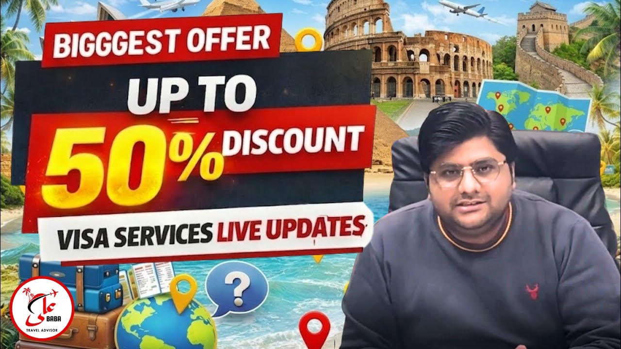 Special discount up to 50% on all visa files