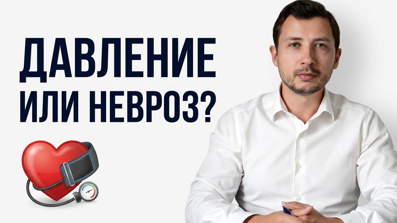 ПОВЫШЕННОЕ ДАВЛЕНИЕ ПРИ НЕВРОЗЕ, ВСД, ПАНИЧЕСКОЙ АТАКЕ. ПОЧЕМУ СКАЧЕТ ДАВЛЕНИЕ? ГИПЕРТОНИЯ, СКАЧКИ