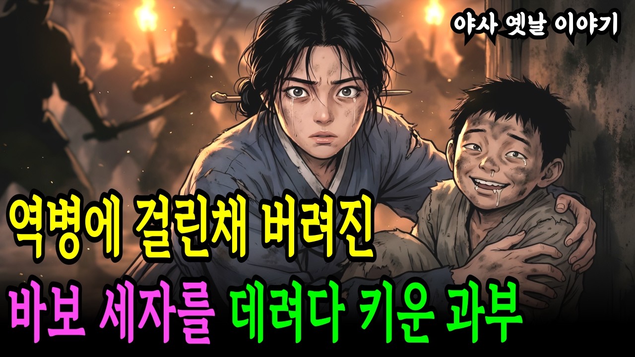 역병촌에 버려진 바보 소년을 데려다 키운 과부 |야담 |민담 |전설 |옛날이야기 |사연 | 수면동화