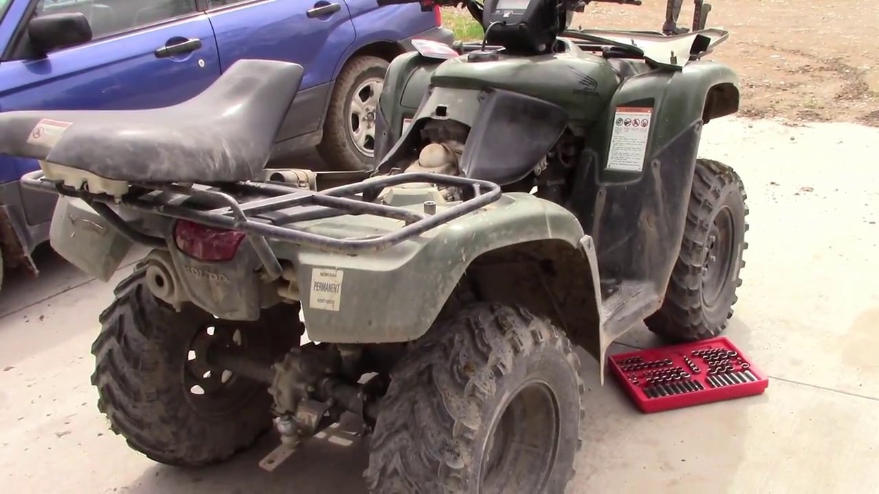 2012 Honda foreman oil change trx500fpm