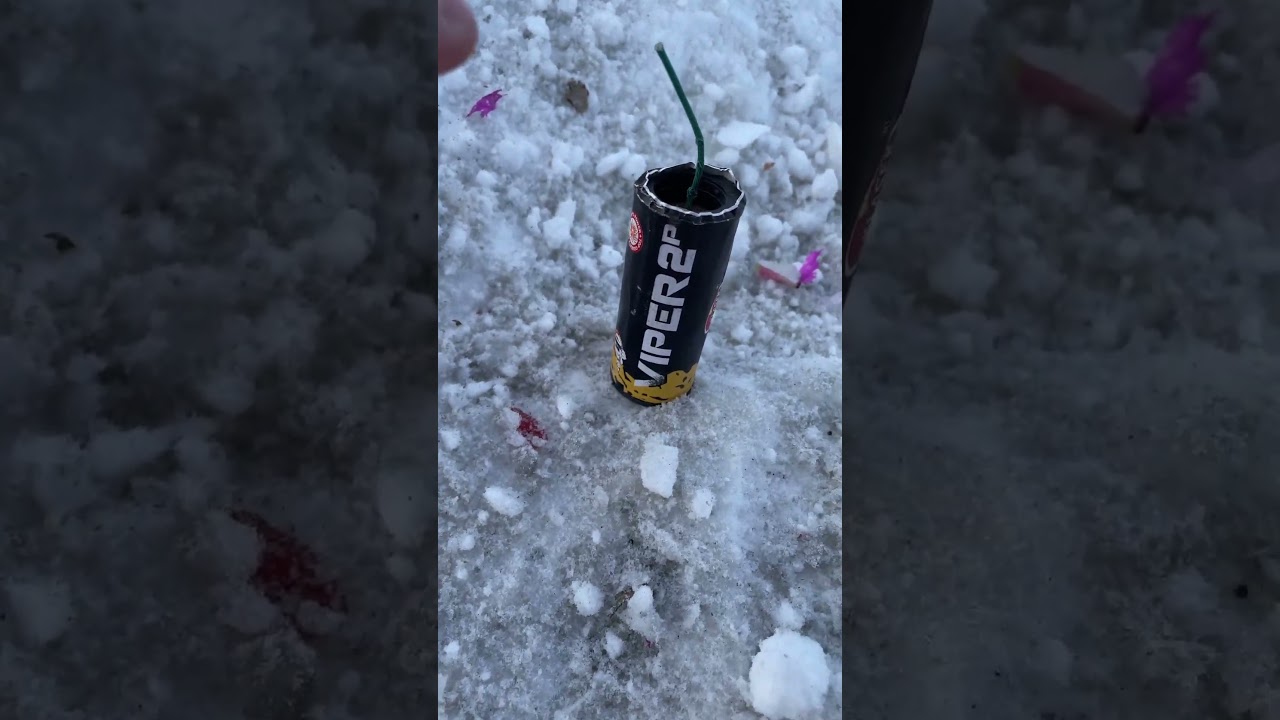 Viper 2P 5g  #fireworks #experiment #firecracker #winter #crackers #viralvideo #pyro #snow