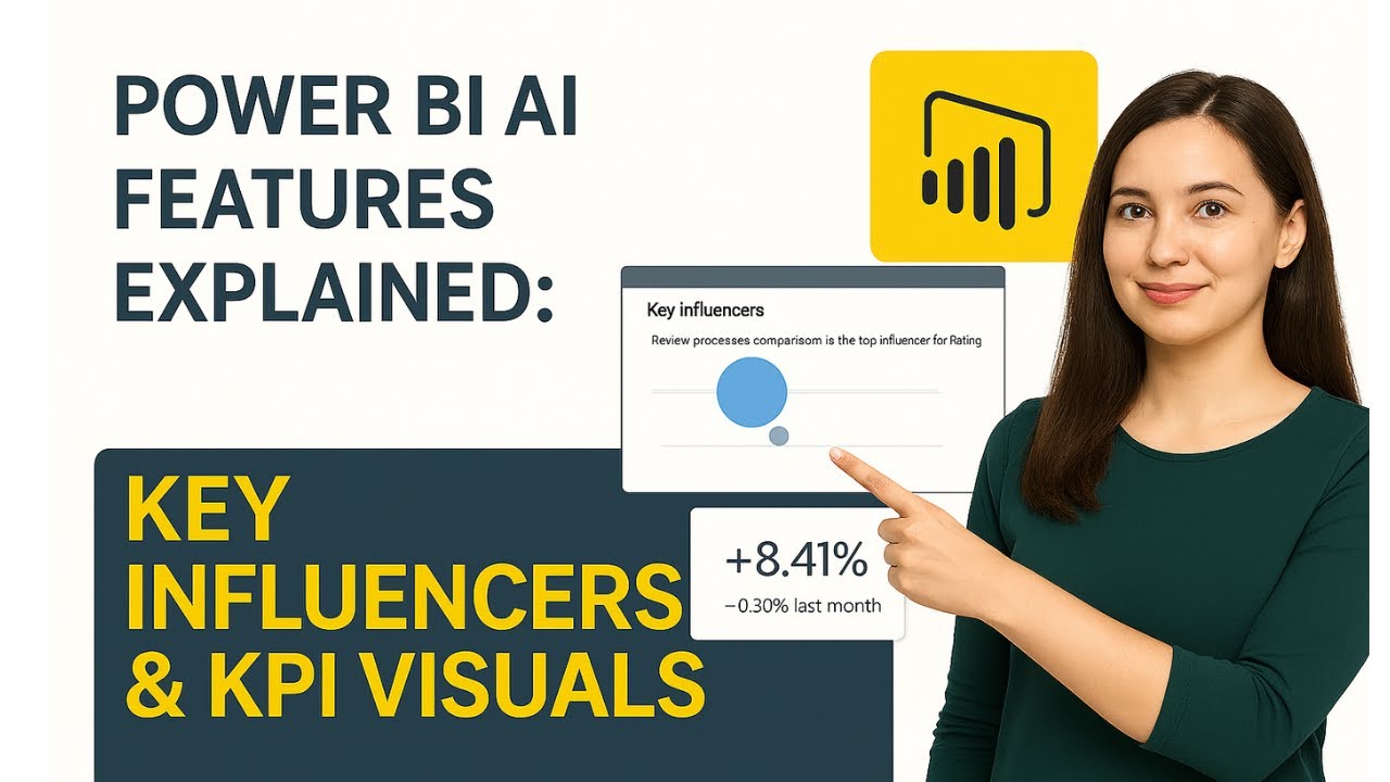 Установите собственные ключевые показатели эффективности в Power BI и запустите ИИ для создания о...