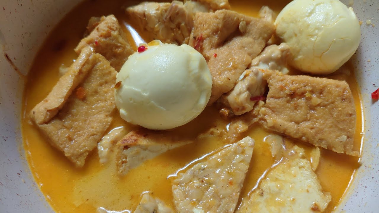 Resep Telur Tahu Kuah Kuning #telurtahukuning