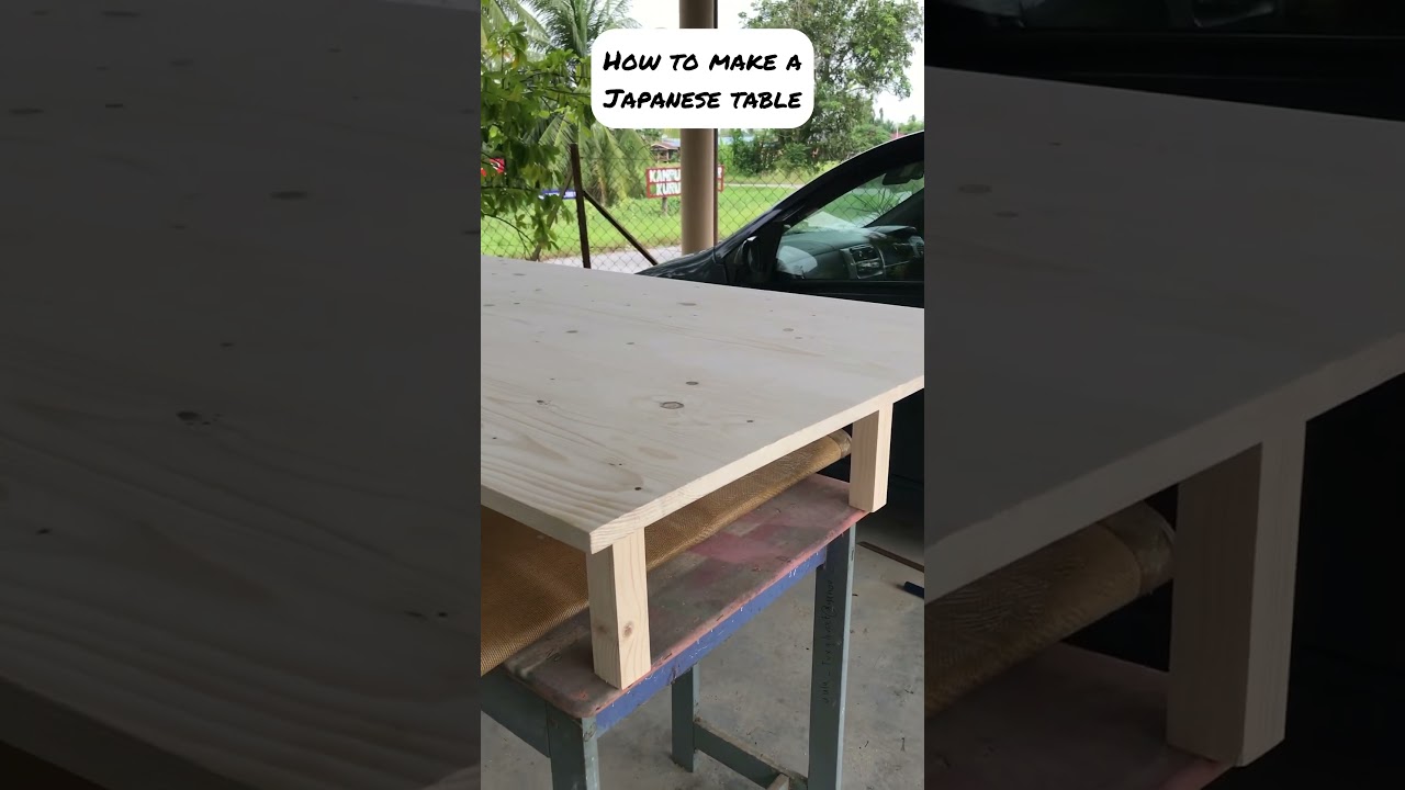 I Built A Japanese Table With SIMPLE Tools