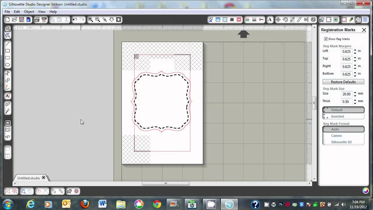 Adding Faux Stitching to any Cameo or SVG File Using the Print and Cut Feature