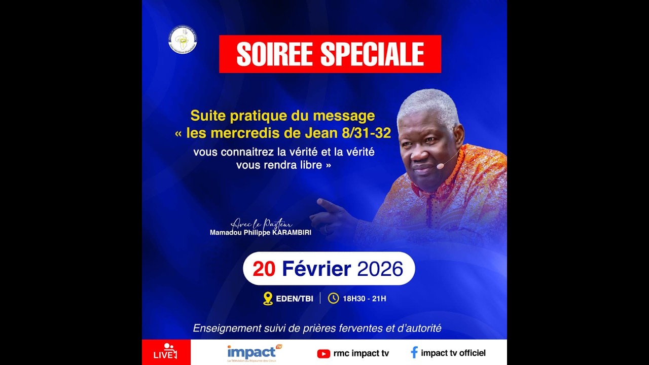 La prière fervente du juste a une grande efficacité | Pasteur Mamadou Philippe KARAMBIRI