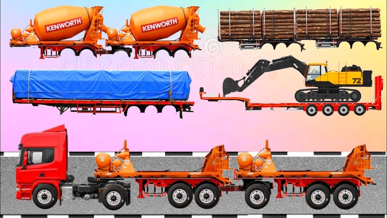 Tebak Gambar Dengan benar Karoseri Truk Panjang! Truk Pasir, Truk Molen, Carrier Car, Truk tangki16