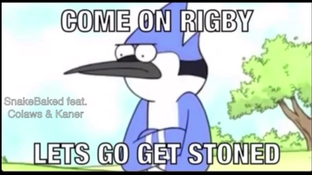 Mordecai and Rigby smoke weed (feat. @Colaws)