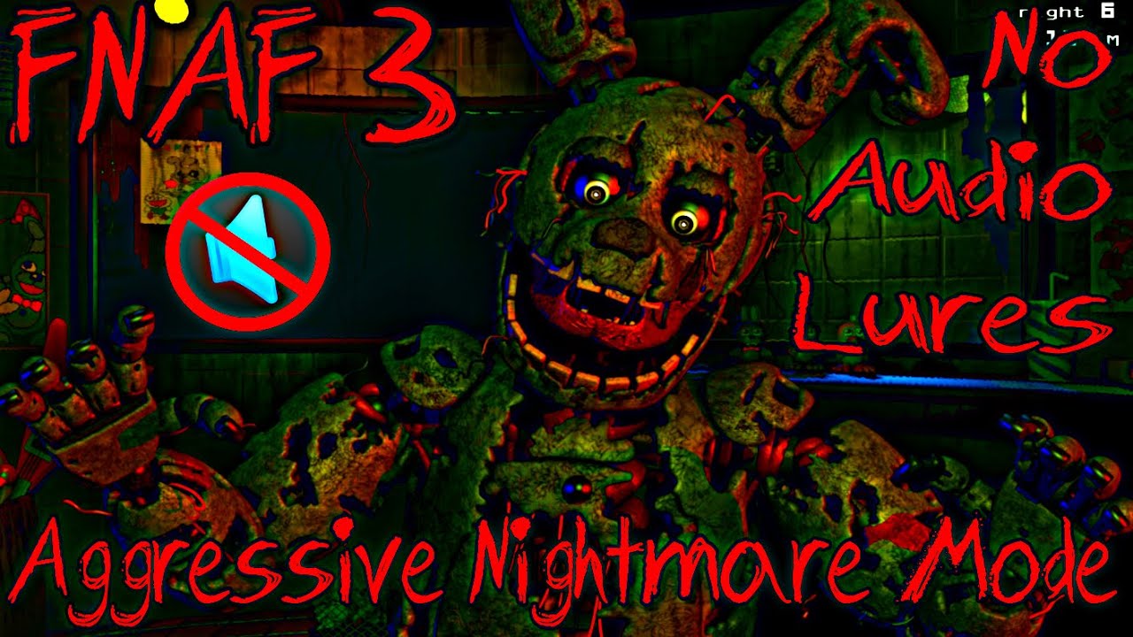 Can I Beat FNAF 3 Without Using Audio Lures?