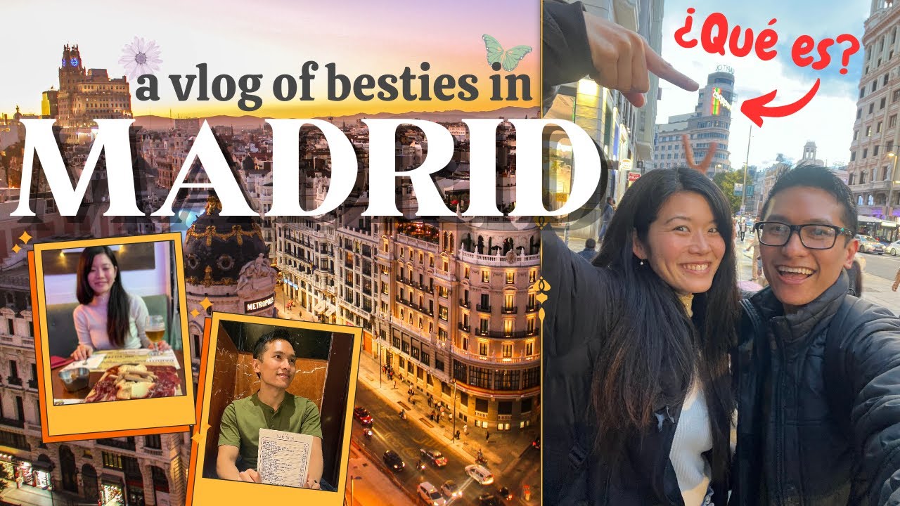 How we spent an evening in Madrid🌝「目の保養 vlog 1 」
