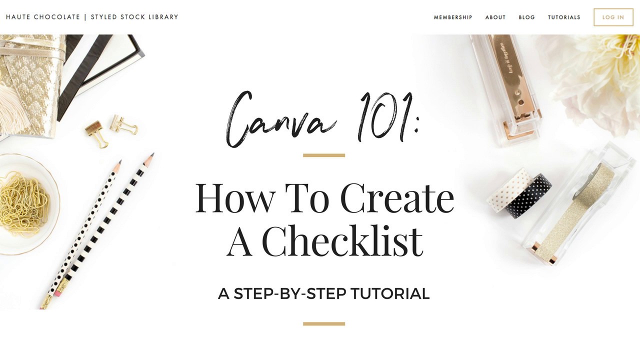 Как создать контрольный список в формате PDF в Canva