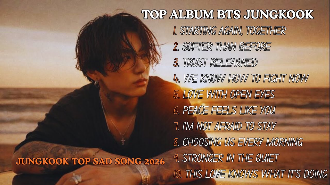 Jungkook Top Heartbreak Songs 💔 Sad Melodies for Heavy Hearts 2026 ❤️‍🩹🎶