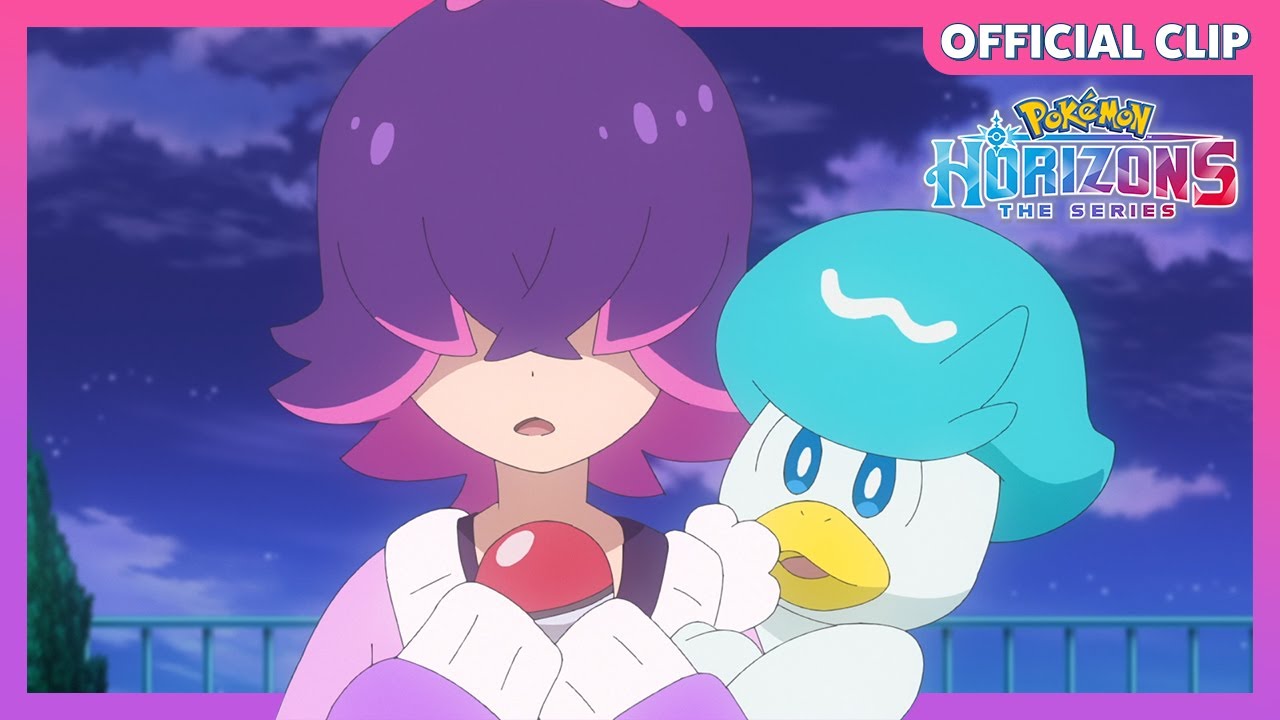 UK: Dot chooses Quaxly! | Pokémon Horizons: The Series | Official Clip