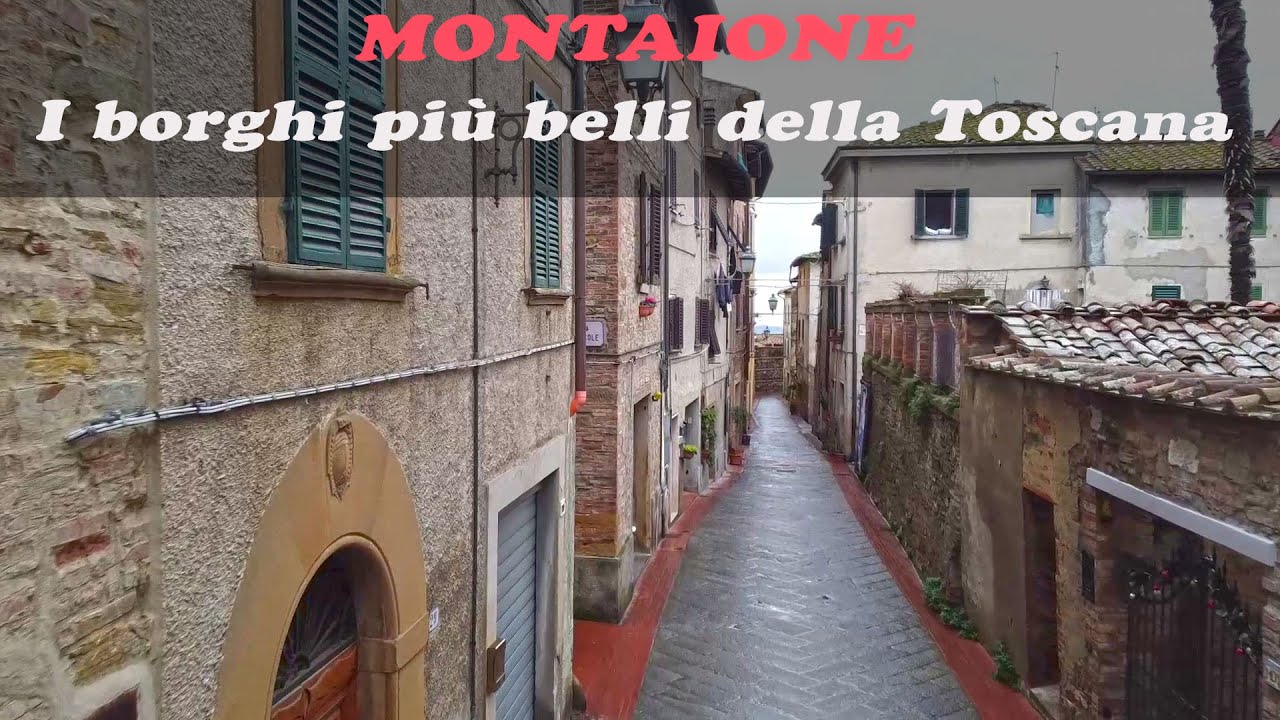 Montaione (Toscana) vista dall'alto.