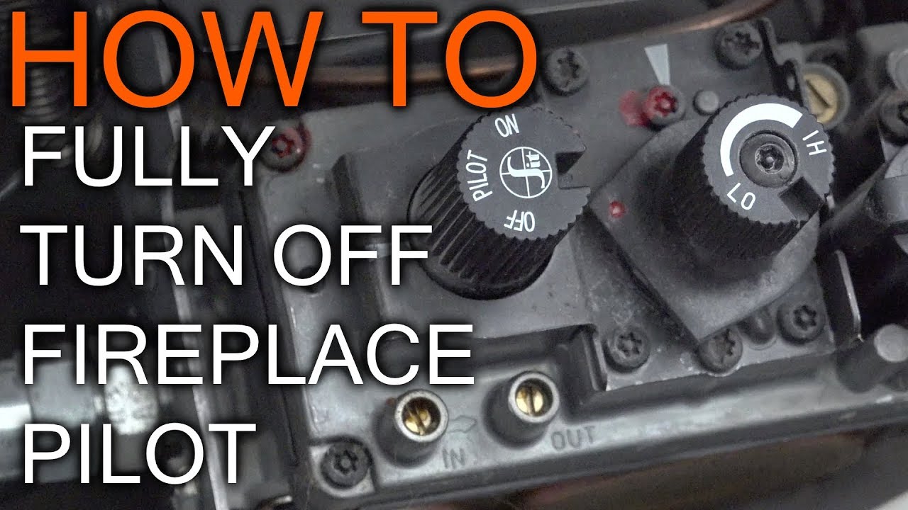 How to fully turn off a Propane or Gas fireplace