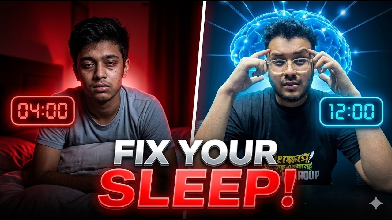 যেভাবে মাত্র ৬ ঘণ্টা ঘুম আমাকে প্রোডাক্টিভ রাখে | How To Control Your Sleep Like A Pro!