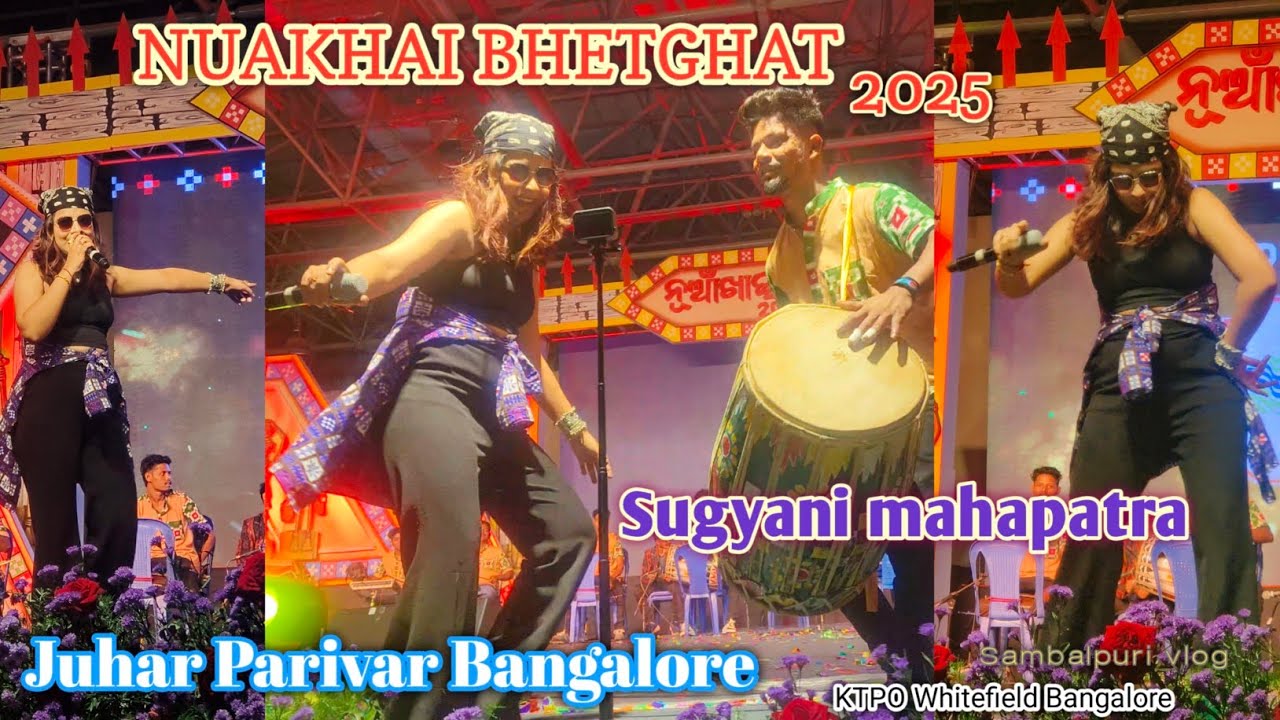 Sugyani mahapatra in bangalore Nuakhai bhetghat 2025 |Odia melody songs |#sambalpuri 