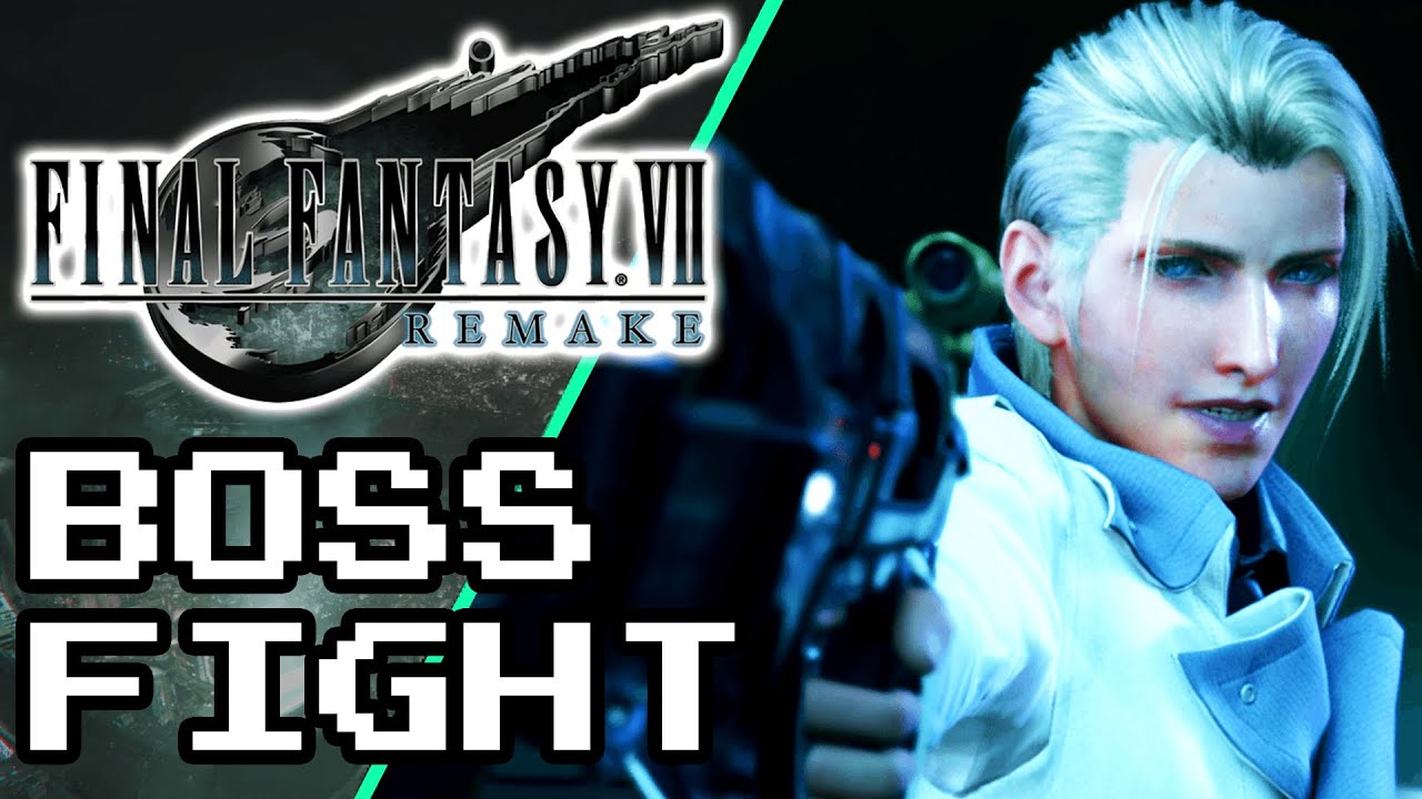 FINAL FANTASY 7 REMAKE - Rufus Boss Fight (Japanese)