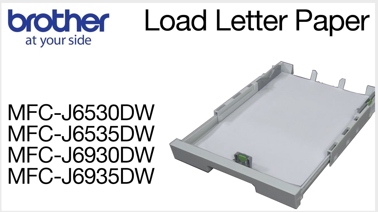 How to load ledger paper into the Brother MFC-J6535DW