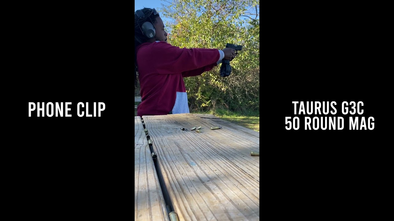 Taurus G3c 50 Round Mag Dump