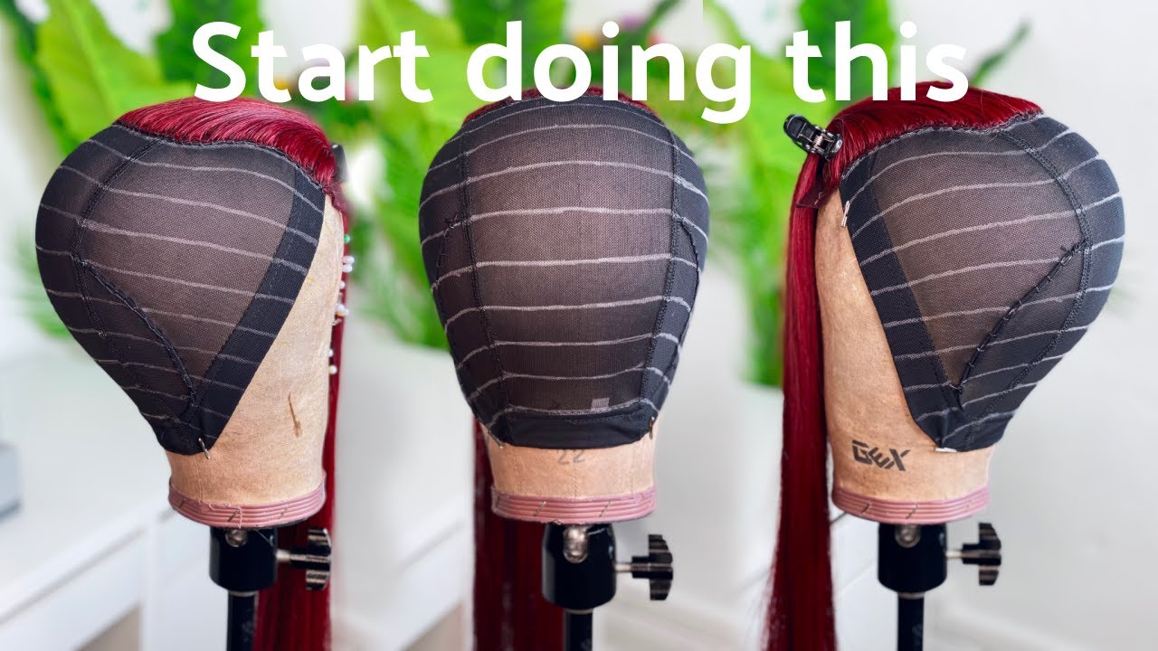 HOW TO DRAW GUIDELINES FOR LACE CLOSURE WIGS | Omoni Got Curls