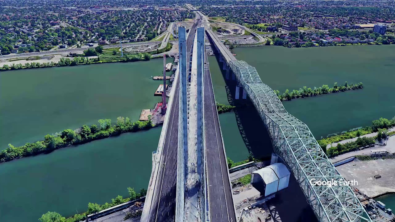 Pont Samuel De Champlain   Drone Video